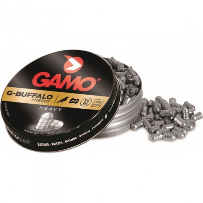 Пули пневматические GAMO G-Buffalo 4,5мм (200шт) 100шт 6322824-MP Пули пневматические GAMO G-Buffalo 4,5мм (200шт) 100шт 6322824-MP