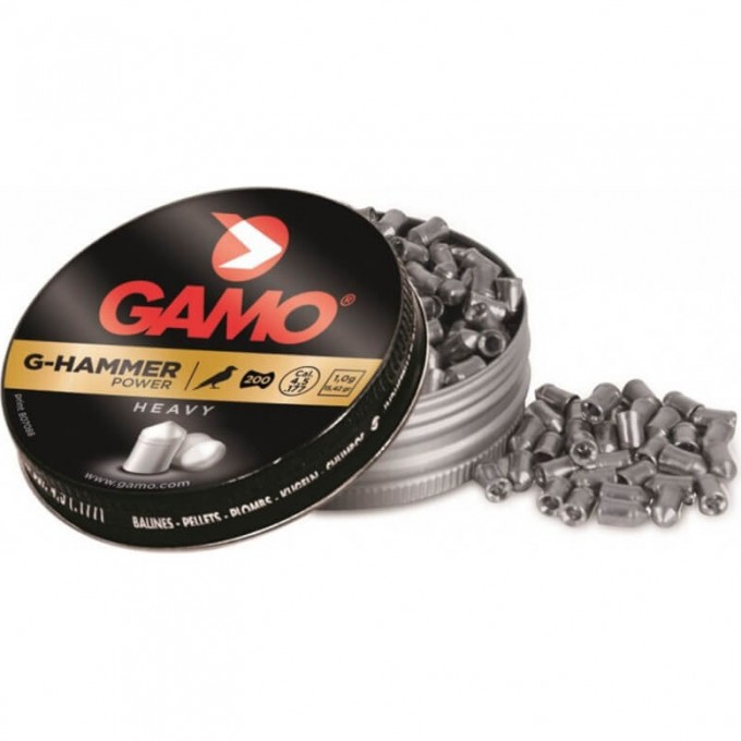 Пули пневматические GAMO G-Hammer 4,5мм (200шт) 100шт 6322822-MP Пули пневматические GAMO G-Hammer 4,5мм (200шт) 100шт 6322822-MP