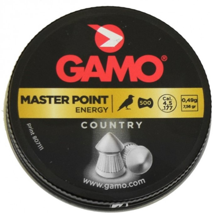 Пули пневматические GAMO Master Point 4,5мм (500шт) 100шт 6320434-MP Пули пневматические GAMO Master Point 4,5мм (500шт) 100шт 6320434-MP
